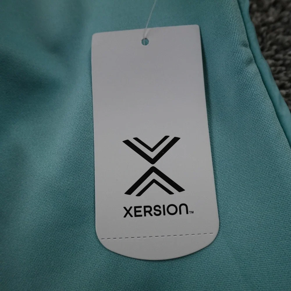 NEW Xersion Vest Womens 2X Blue‎ Full Zip Quilted Packable Jacket Gilet Coat